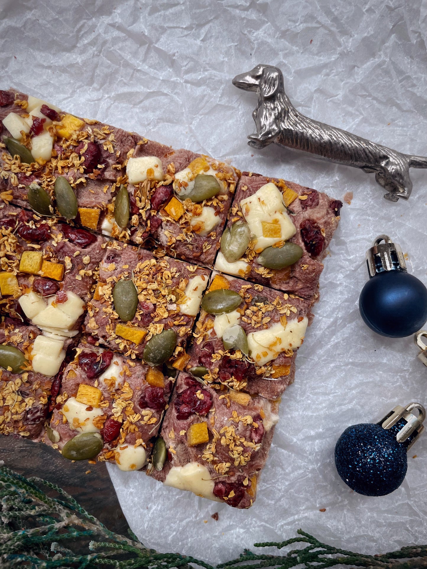 XMAS Fruit Cake - 9 squares