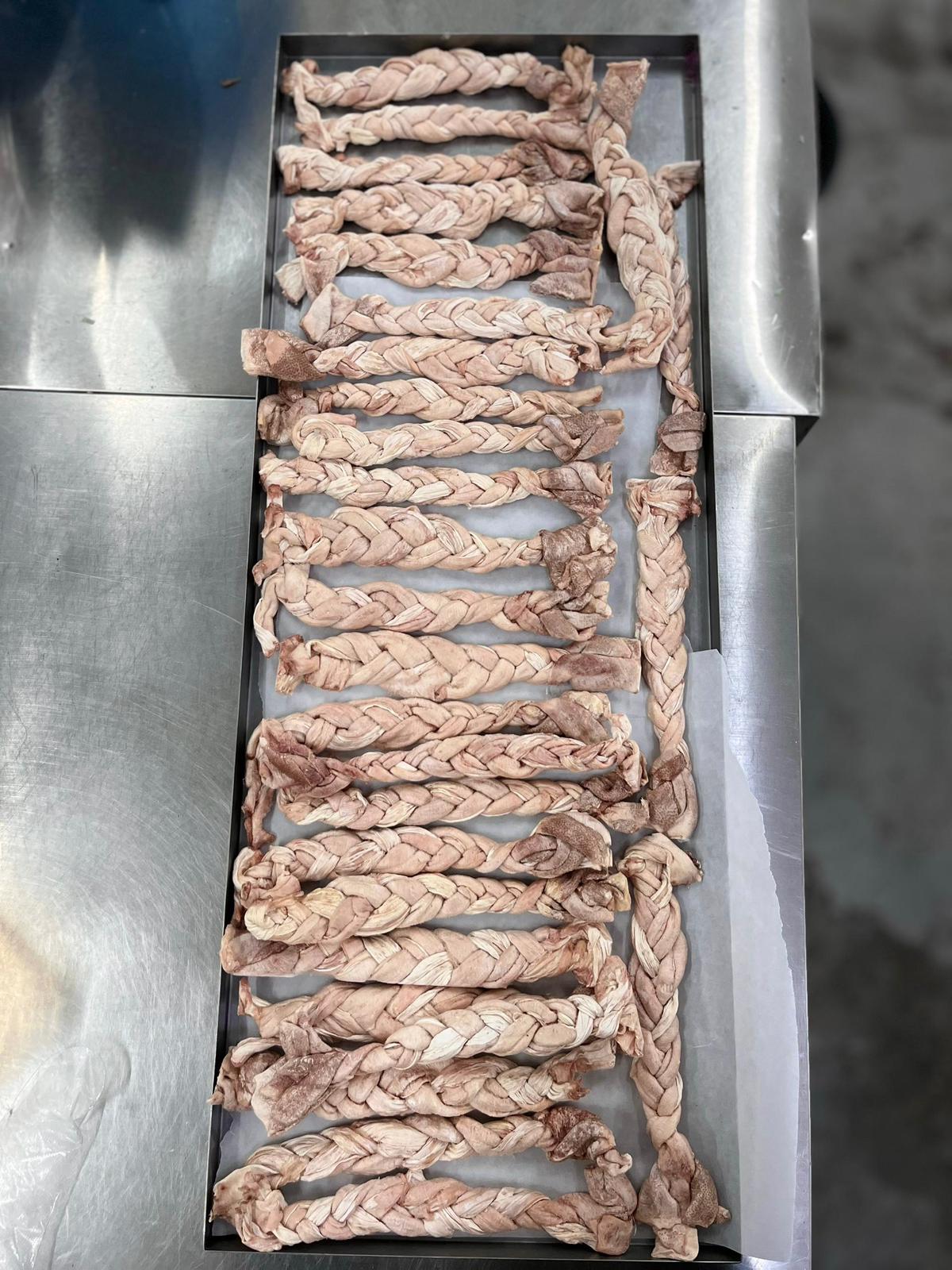 Braided Duck Esophagus - 2 pcs